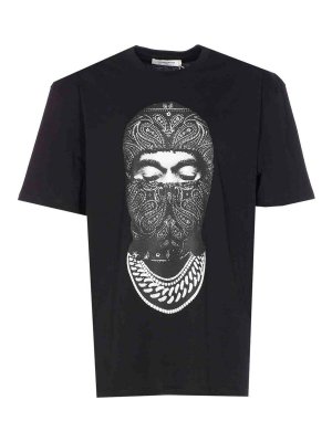 IH NOM UH NIT: t-shirts - Paisley Mask Front T-Shirt