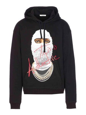 IH NOM UH NIT: Sweatshirts & Sweaters - Mask Authentic Hoodie