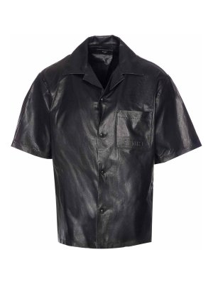 AMIRI: Lederjacken - Lederjacke - Schwarz