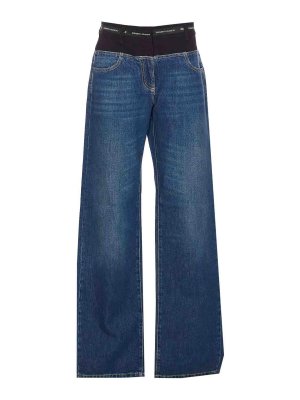 ELISABETTA FRANCHI: bootcut jeans - Elisabettafranchi Denim Jeans Zip