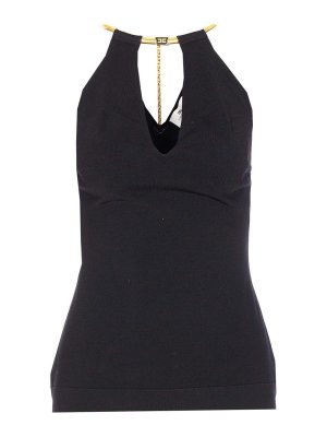 ELISABETTA FRANCHI: Tops & Tank tops - Black Top