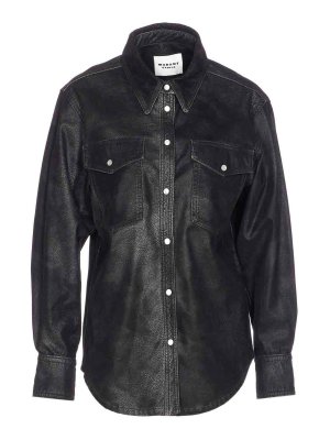 Isabel Marant Etoile: shirts - Etoile Black Karima Shirt