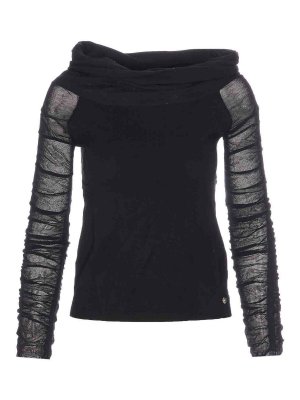 Liu Jo: Tops & Tank tops - Black Long Sleeves Top