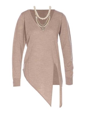 Liu Jo: crew necks - Asymmetric Sweater