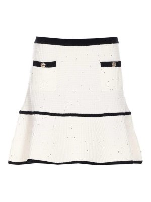 Liu Jo: Jupes midi et au genou - Jupe Midi - Blanc