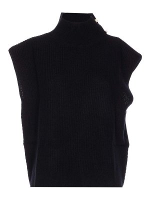 Liu Jo: maglieria gilet - Giubbotto a maglia nero