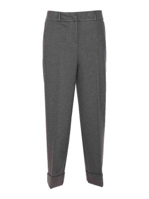 Liu Jo: Pantalons casual - Pantalons Décontractés - Gris