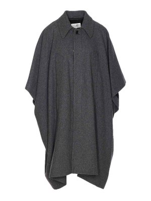 MM6 MAISON MARGIELA: Trenchcoats - Trenchcoat - Grau