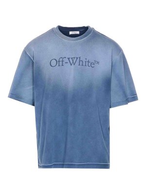 OFF-WHITE: T-shirts - T-Shirt - Blau