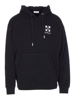 OFF-WHITE: Sweatshirts & Sweaters - Small Arrow Skate Hoodie