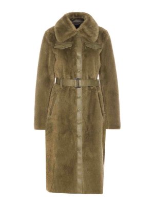 PATRIZIA PEPE: Pelz und Shearling - Pelz - Grün