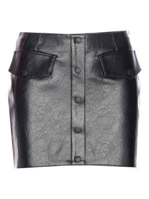PATRIZIA PEPE: mini skirts - Black Mini Skirt