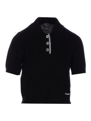 Pinko: polo shirts - Black Polo