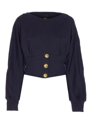Pinko: Sweatshirts und Pullover - Sweatshirt - Blau
