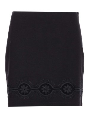 TWINSET: Jupes midi et au genou - Jupe Midi - Noir