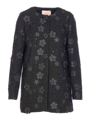 TWINSET: カジュアルジャケット - カジュアルジャケット - 黒