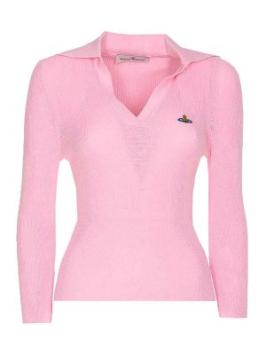 VIVIENNE WESTWOOD: polo shirts - Pink Marina Polo