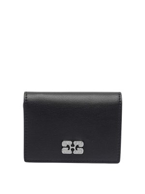 GANNI: Portemonnaies und Geldbörsen - Portemonnaie - Schwarz