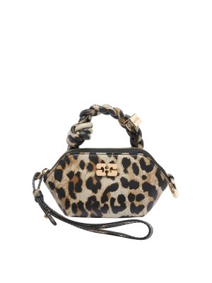 GANNI: Handtaschen - Shopper - Braun