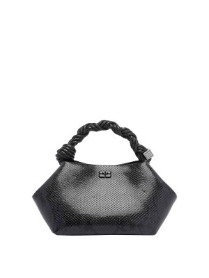 GANNI: totes bags - Small  Bou Snake Handbag
