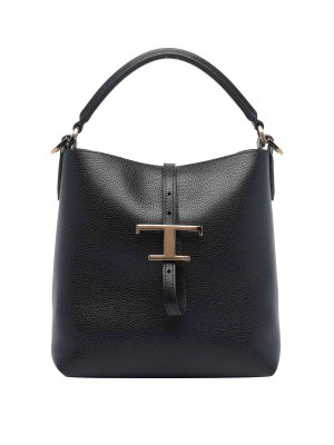 TOD'S: Bucket bags - T-Timeless Mini Leather Bucket