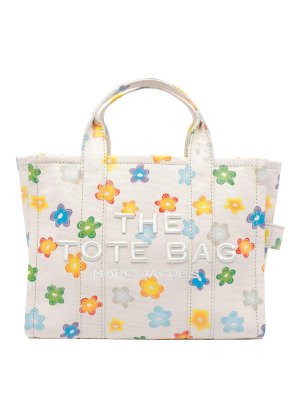 MARC JACOBS: totes bags - The Wild Daisy Canvas Medium Tote Bag