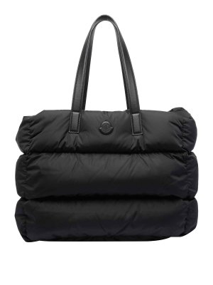 MONCLER: totes bags - Black New Caradoc Padded Tote Bag