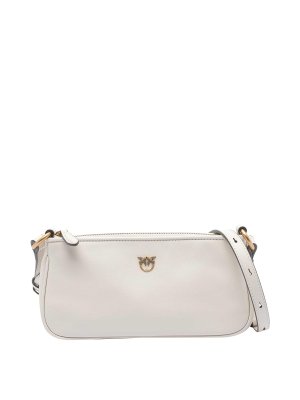 Pinko: cross body bags - Mini Half Moon Baguette Crossbody Bag
