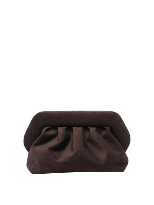 THEMOIRè: pochette - BIOS Clutch in pelle scamosciata