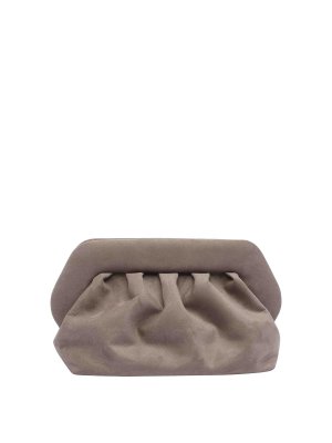 THEMOIRè: pochette - BIOS Clutch in pelle scamosciata