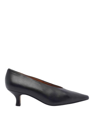 ANGEL ALARCON: court shoes - Black Nola Pumps