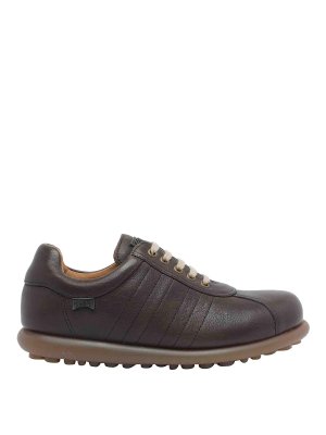 CAMPER: scarpe stringate - Pelotas marrone Ariel Hell Lace Up Shoes