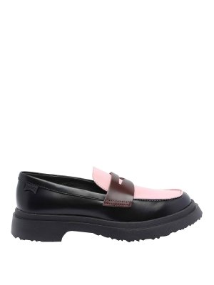 CAMPER: Loafers & Slippers - Black And Pink Tws Loafers