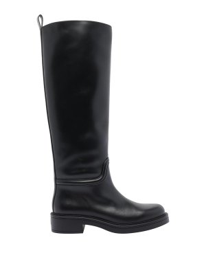 Stuart Weitzman: boots - Black Celia Riding Boots