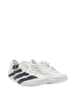 Y-3: Chaussures de sport - Baskets - Blanc