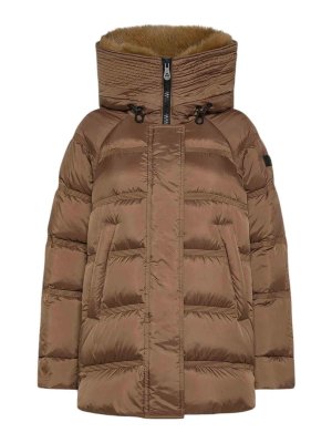 PEUTEREY: Chaquetas y Chaquetones acolchados - Chaqueta Alcochada - Marrón