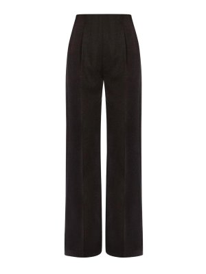 ALBERTA FERRETTI: casual trousers - High-Waisted Wool Trousers