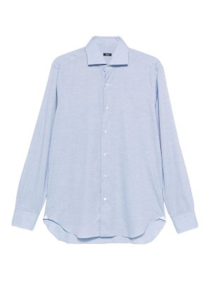 BARBA: Chemises - Chemise - Bleu Clair