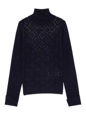 BLUGIRL: Rollkragenpullover  und Polo-Ausschnitt - Rollkragenpullover - Blau