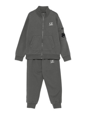 C.P. COMPANY: pantaloni sport - Tracce con logo e applique