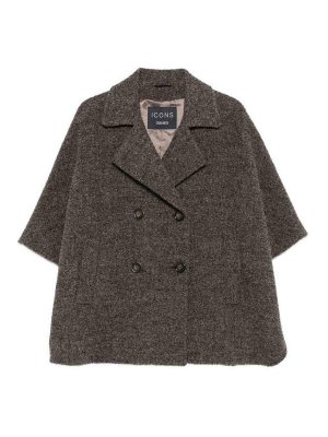 CINZIA ROCCA: short coats - Double-Breasted Short Coat