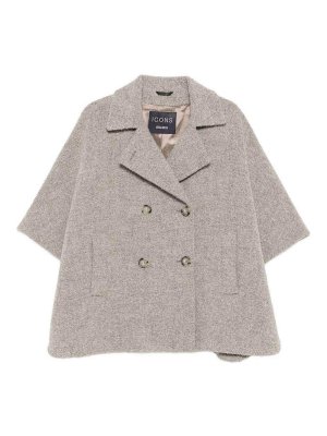 CINZIA ROCCA: short coats - Double-Breasted Short Coat