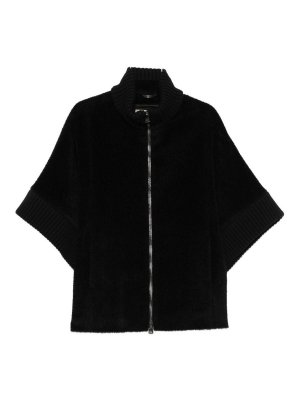 CINZIA ROCCA: cappotti al ginocchio - Capo con dettagli a maglia