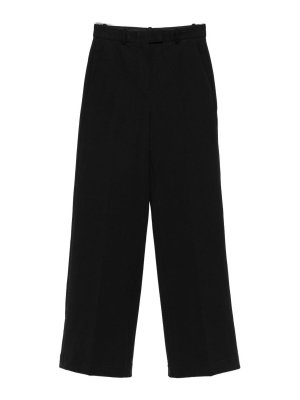CIRCOLO 1901: Pantalones casual - Pantalón Casual - Negro
