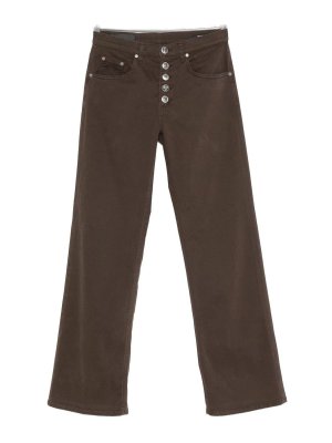 DONDUP: Jeans évasés - Jean Bootcut - Marron