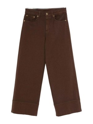 DONDUP: Jeans évasés - Jean Bootcut - Marron