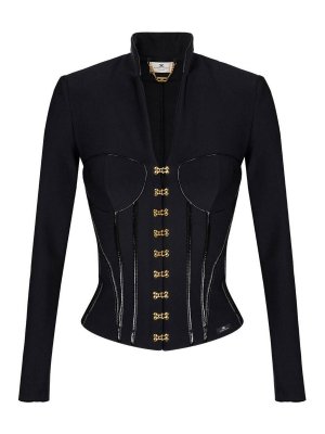 ELISABETTA FRANCHI: Vestes casuals - Veste Casual - Noir