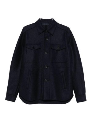 HARRIS WHARF LONDON: Abrigos cortos - Abrigo Corto - Azul