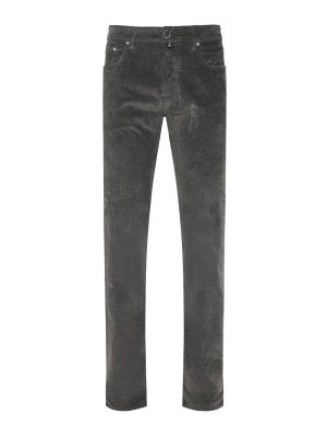 JACOB COHEN: Pantalones casual - Pantalón Casual - Gris