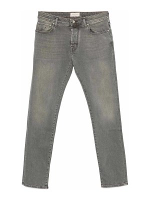 JACOB COHEN: Pantalones casual - Pantalón Casual - Gris